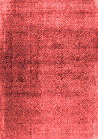 Abstract Red Contemporary Rug, con1729red