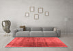 Contemporary Red Washable Rugs