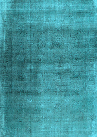 Abstract Light Blue Contemporary Rug, con1729lblu