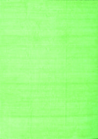 Solid Green Modern Rug, con172grn