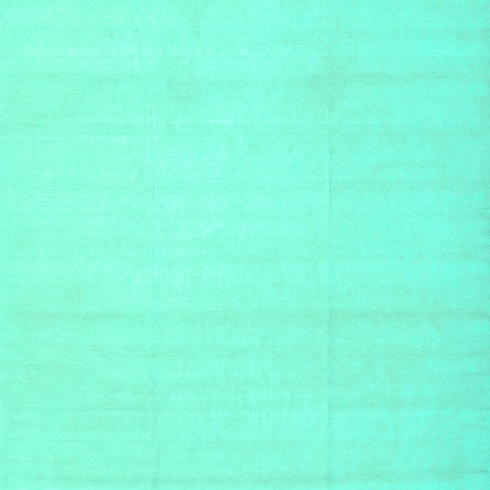 Solid Turquoise Modern Rug, con172turq