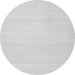 Square Solid Gray Modern Rug, con172gry