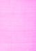 Machine Washable Solid Pink Modern Rug, wshcon172pnk