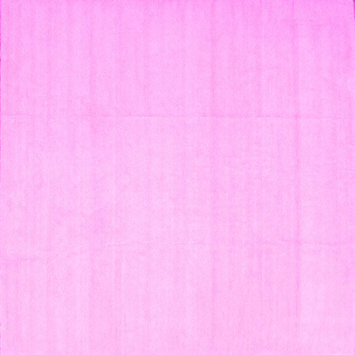 Square Solid Pink Modern Rug, con172pnk