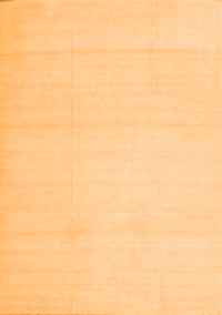 Solid Orange Modern Rug, con172org