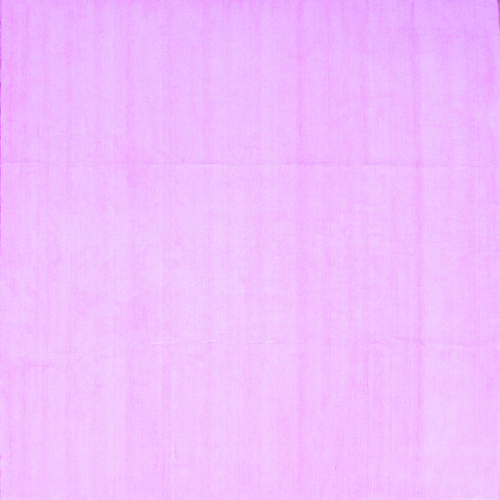 Square Machine Washable Solid Purple Modern Area Rugs, wshcon172pur