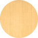 Round Solid Brown Modern Rug, con172brn