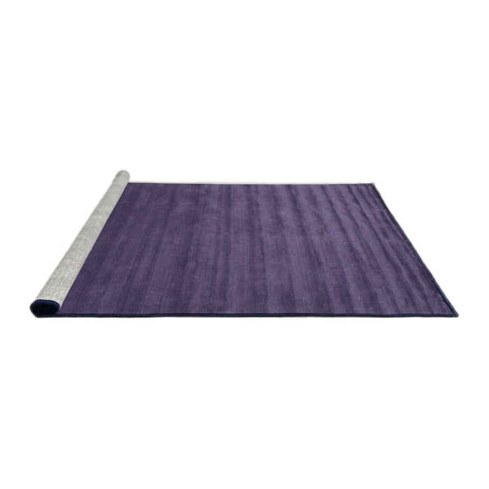 Serging Thickness of Machine Washable Contemporary Purple Haze Purple Rug, wshcon173