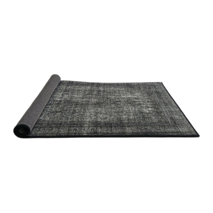 Thickness of Contemporary Light Black Modern Rug, con1730