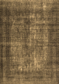 Abstract Brown Contemporary Rug, con1730brn