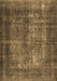 Abstract Brown Contemporary Rug, con1730brn