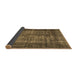 Sideview of Abstract Brown Contemporary Rug, con1730brn