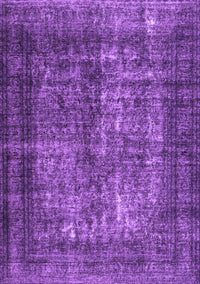 Abstract Purple Contemporary Rug, con1730pur