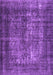 Abstract Purple Contemporary Rug, con1730pur