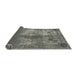 Thickness of Contemporary Gray Modern Rug, con1731