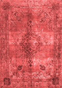 Abstract Red Contemporary Rug, con1731red