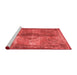 Contemporary Red Washable Rugs