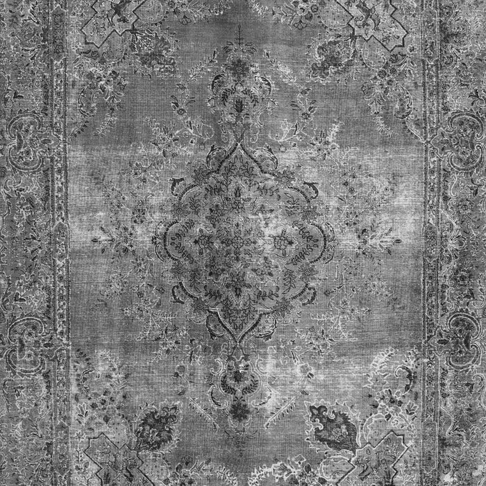Serging Thickness of Machine Washable Abstract Gray Contemporary Rug, wshcon1731gry