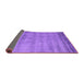 Sideview of Abstract Purple Contemporary Rug, con1732pur