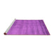 Sideview of Machine Washable Abstract Pink Contemporary Rug, wshcon1732pnk