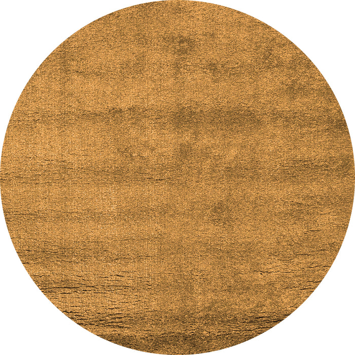 Square Abstract Orange Contemporary Rug, con1732org