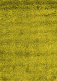 Abstract Yellow Contemporary Rug, con1732yw