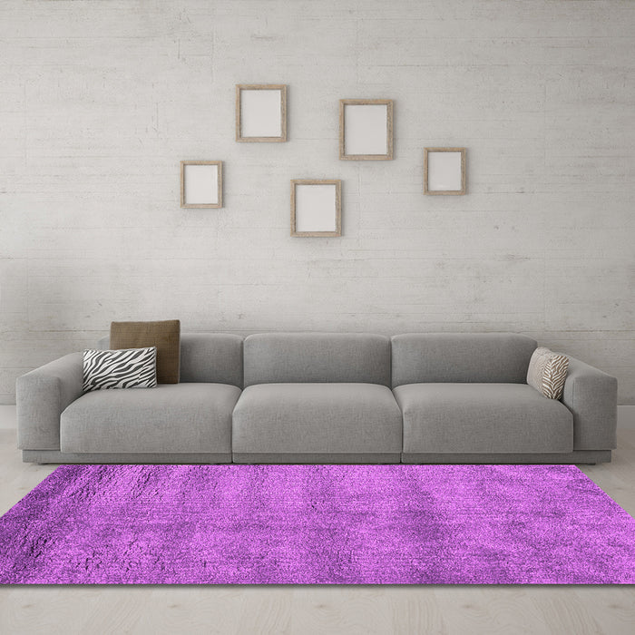 Machine Washable Abstract Pink Contemporary Rug in a Living Room, wshcon1732pnk