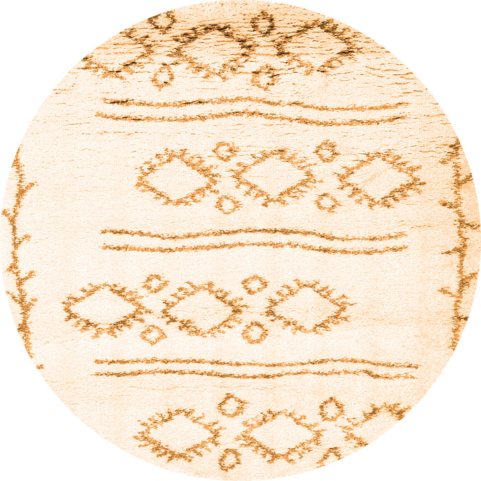 Machine Washable Solid Orange Modern Area Rugs, wshcon1733org