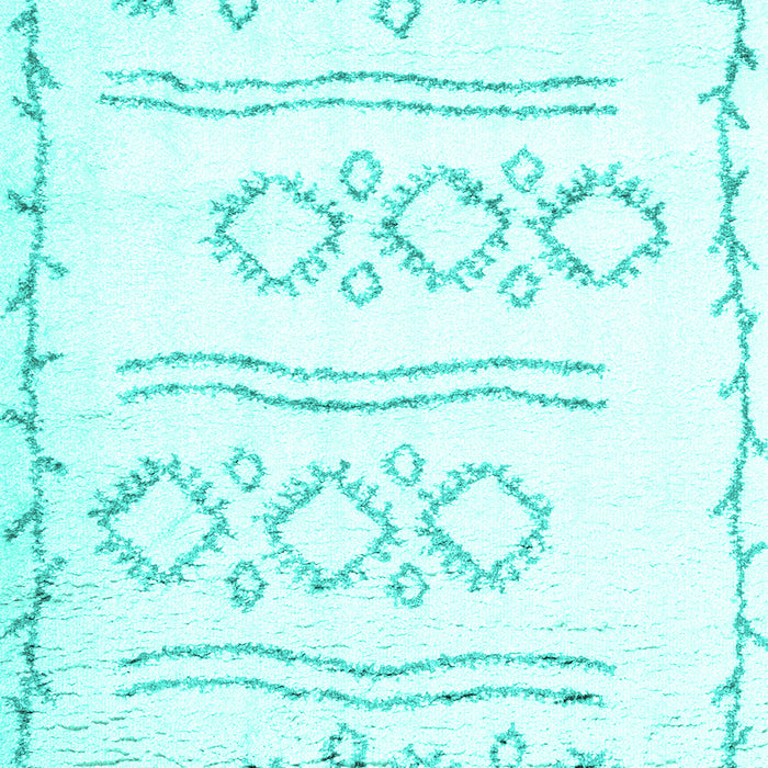 Solid Turquoise Modern Rug, con1733turq