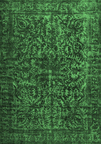 Abstract Emerald Green Contemporary Rug, con1734emgrn