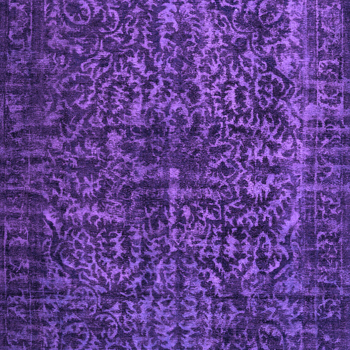 Abstract Purple Contemporary Rug, con1734pur