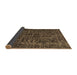 Sideview of Abstract Brown Contemporary Rug, con1734brn