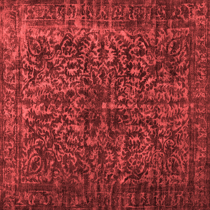 Machine Washable Abstract Red Contemporary Rug, wshcon1734red