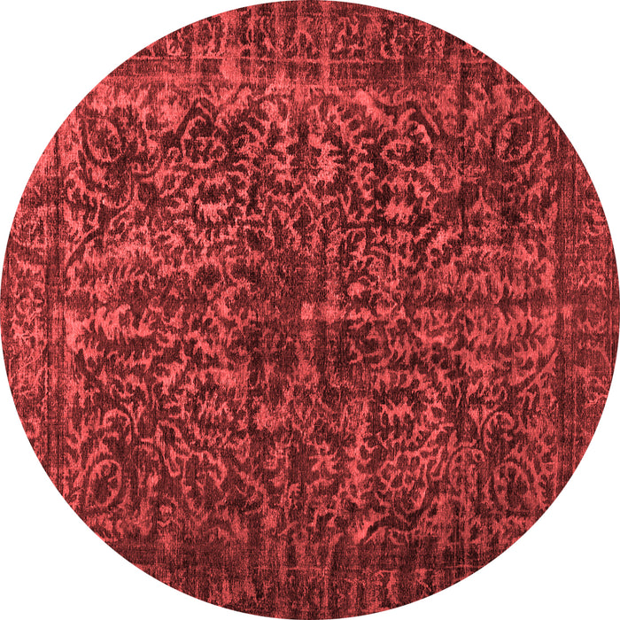Machine Washable Abstract Red Contemporary Rug, wshcon1734red