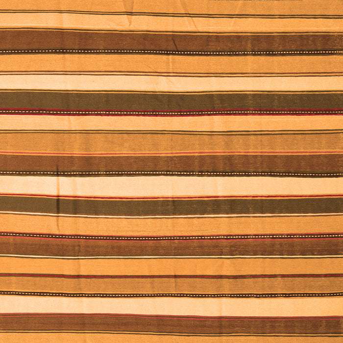 Serging Thickness of Abstract Orange Contemporary Rug, con1735org