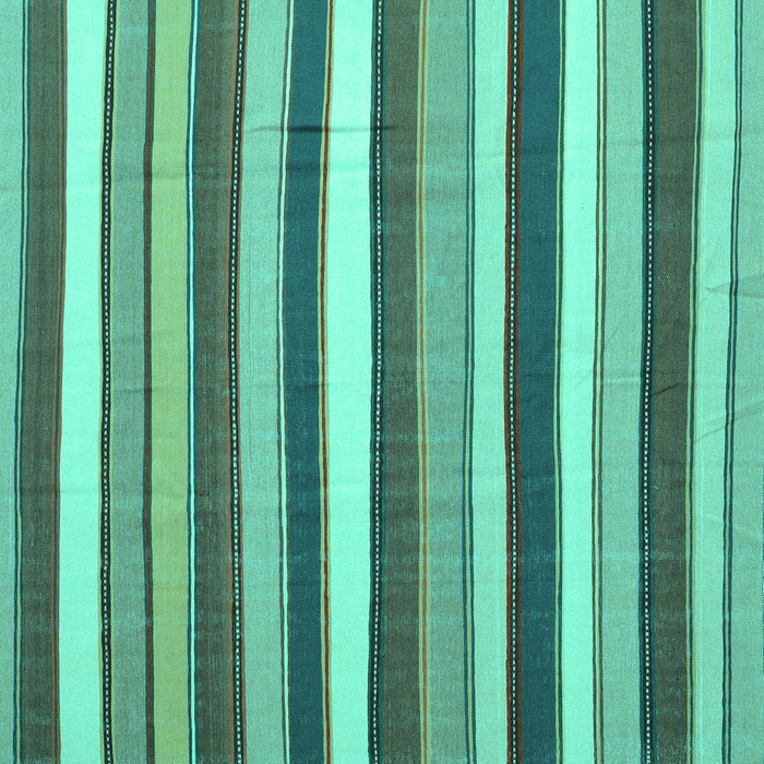 Square Abstract Turquoise Contemporary Rug, con1735turq