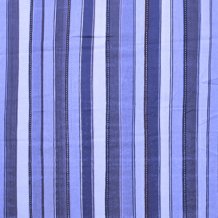 Square Abstract Blue Contemporary Rug, con1735blu