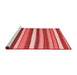 Contemporary Red Washable Rugs