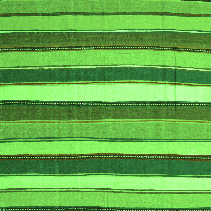 Serging Thickness of Machine Washable Abstract Green Contemporary Area Rugs, wshcon1735grn