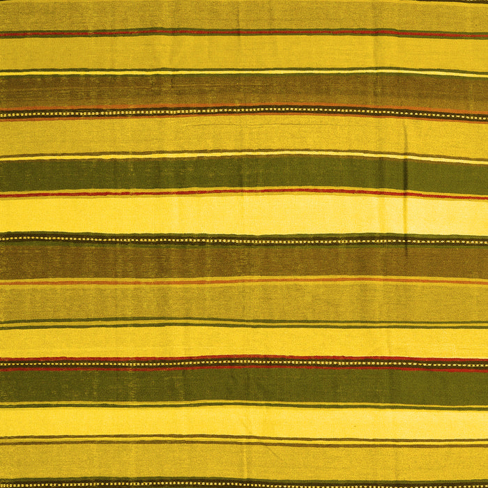 Machine Washable Abstract Yellow Contemporary Rug, wshcon1735yw