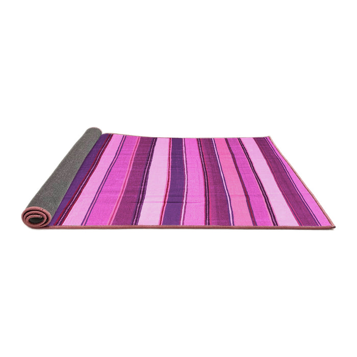 Sideview of Abstract Pink Contemporary Rug, con1735pnk
