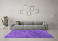 Machine Washable Abstract Purple Contemporary Rug, wshcon1736pur