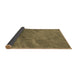 Sideview of Abstract Brown Contemporary Rug, con1736brn