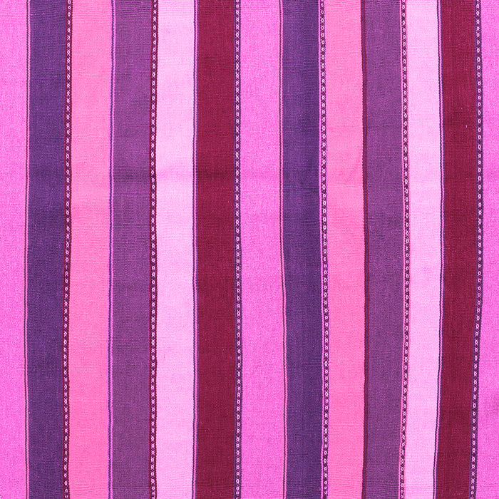 Square Machine Washable Southwestern Pink Country Rug, wshcon1737pnk