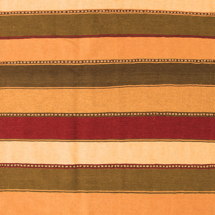 Serging Thickness of Machine Washable Southwestern Orange Country Area Rugs, wshcon1737org