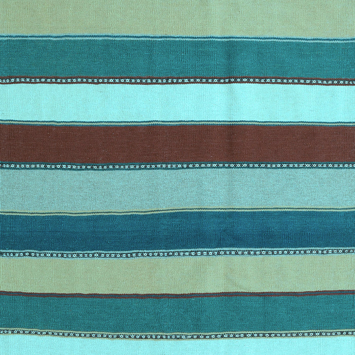 Southwestern Light Blue Country Rug, con1737lblu