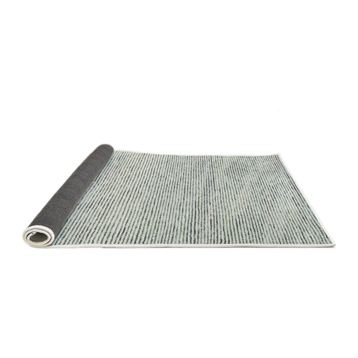 Thickness of Contemporary Gunmetal Gray Modern Rug, con1738