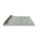 Thickness of Contemporary Gunmetal Gray Modern Rug, con1738