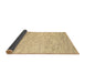 Sideview of Abstract Brown Contemporary Rug, con1738brn