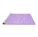 Sideview of Machine Washable Abstract Purple Contemporary Area Rugs, wshcon1738pur